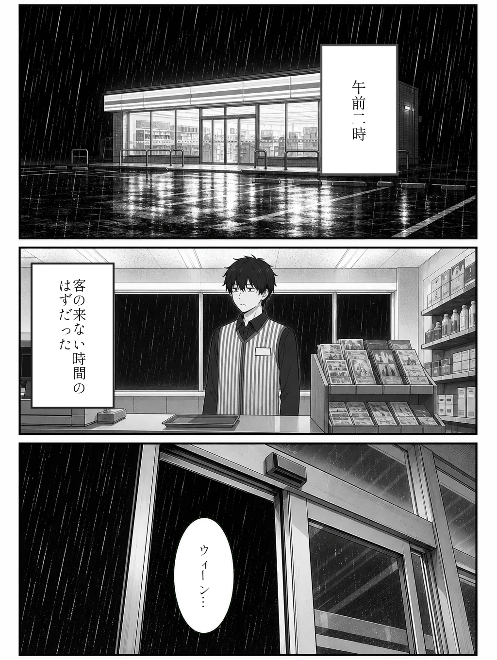 水曜の客 1ページ目