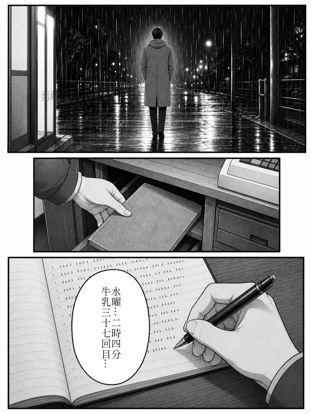 水曜の客 5ページ目